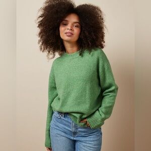 American Eagle Outfitters Soft Green Crew Neck Sweater
